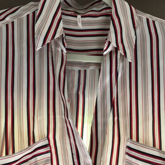 Free People Tops - Free people striped blouse. So soft !